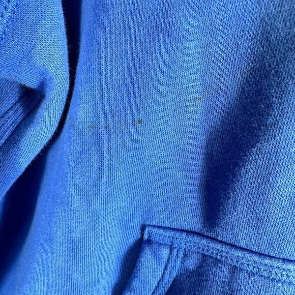 Nike Blue Drawstring Hoodie Medium - Picture 4 of 6